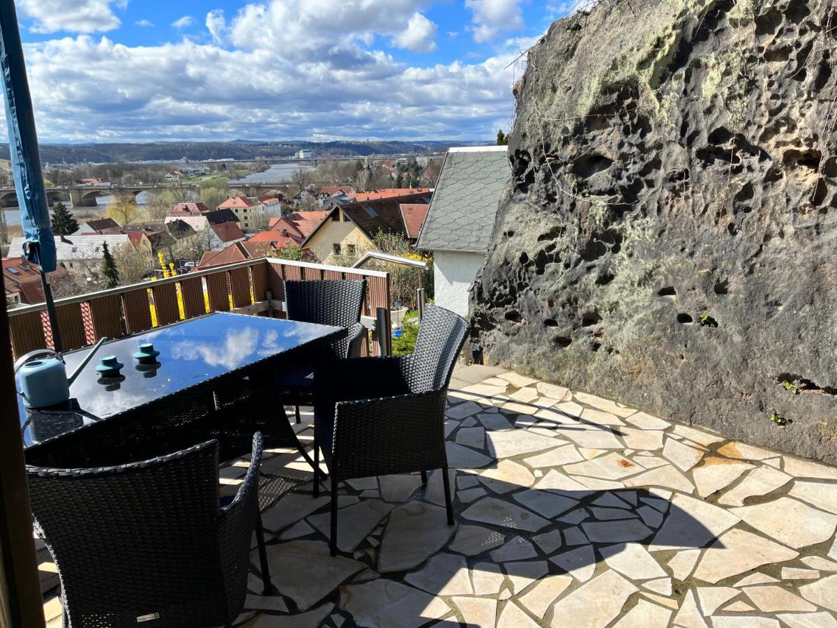 Das Ferienhaus Mit Aussicht Pirna Exteriér fotografie