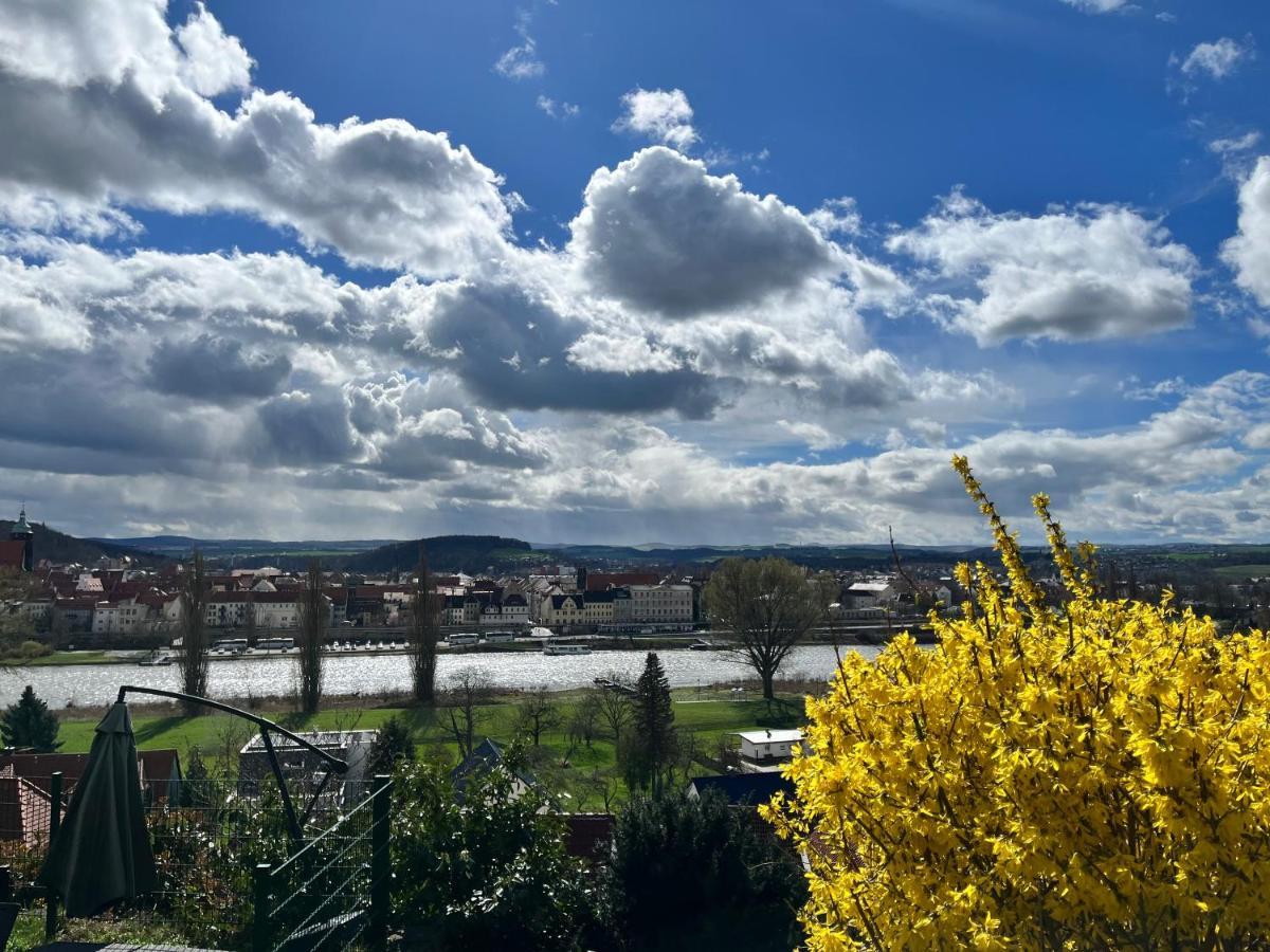 Das Ferienhaus Mit Aussicht Pirna Exteriér fotografie